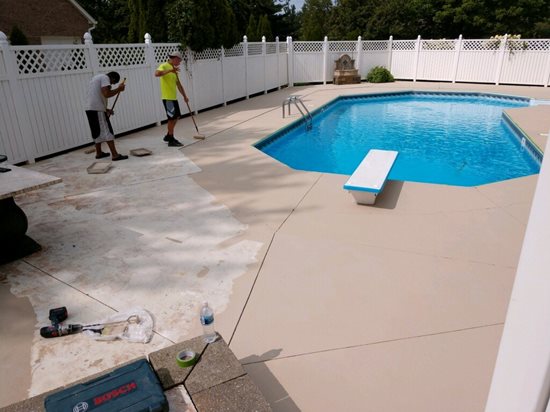pool deck maintenance